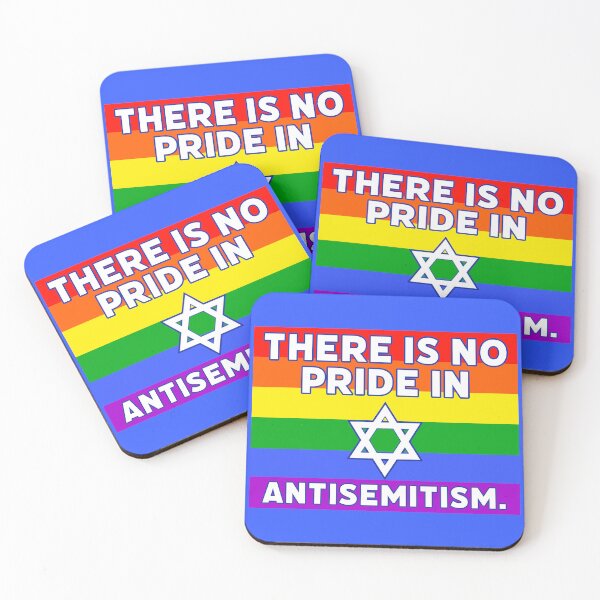 Item preview, There is no pride in antisemitism  designed and sold by Rachel the Artist .