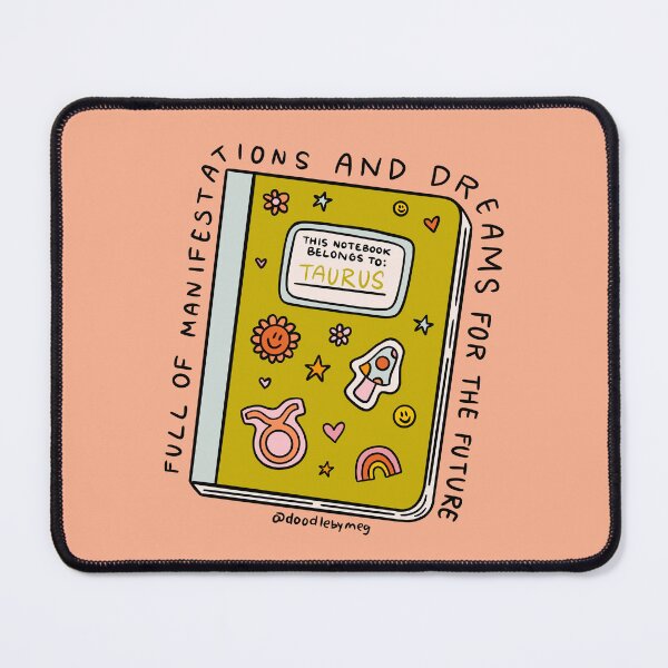 Item preview, Taurus Notebook designed and sold by doodlebymeg.