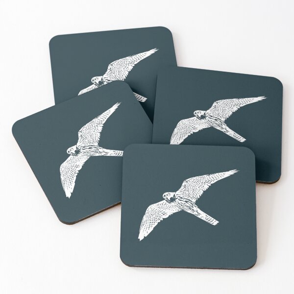 Item preview, Eurasian Hobby White Design  designed and sold by designsasstultd.