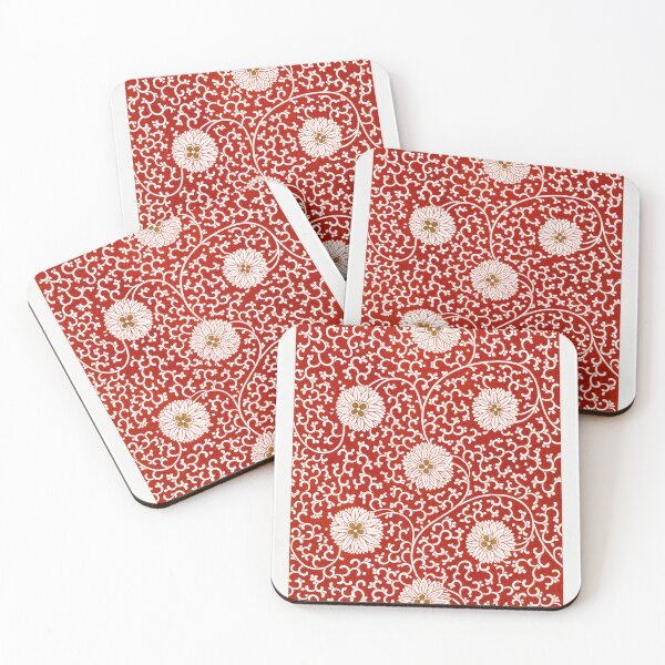 Item preview, Floral Red Ornamental Pattern designed and sold by ncbennett.