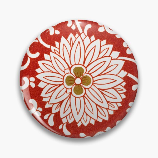 Item preview, Floral Red Ornamental Pattern designed and sold by ncbennett.