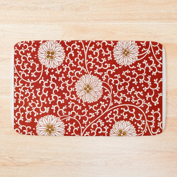 Item preview, Floral Red Ornamental Pattern designed and sold by ncbennett.