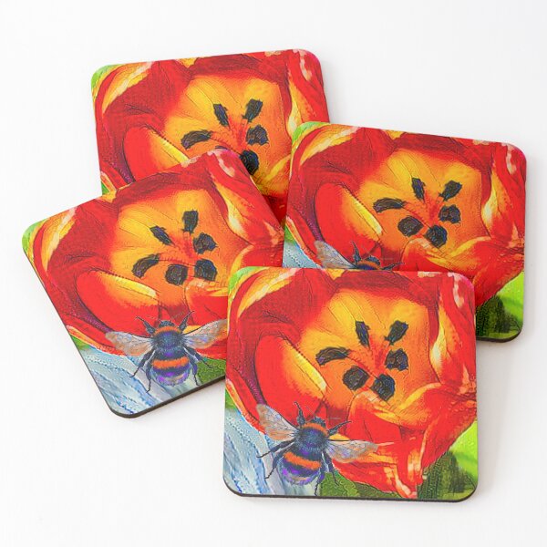 Item preview, Tulip with Fantasy Bee designed and sold by tsquare48.