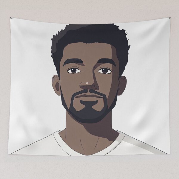 Item preview, Cape Verdean man, portrait | Anime style designed and sold by ComicsFactory.