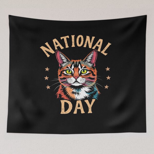 Item preview, National Cat Day designed and sold by ElenaHrubes.