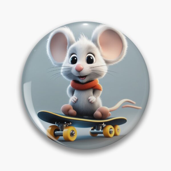 Item preview, Cute Mouse Playing Skateboard Cartoon Vector Icon Illustration designed and sold by hjian8219.