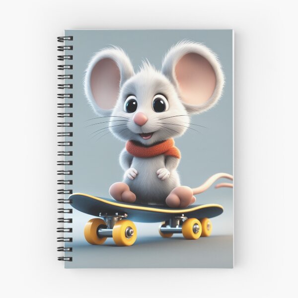 Item preview, Cute Mouse Playing Skateboard Cartoon Vector Icon Illustration designed and sold by hjian8219.