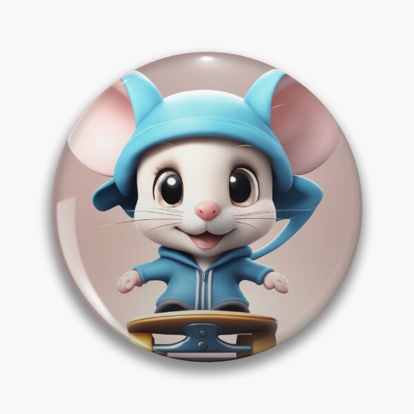 Item preview, Cute Mouse Playing Skateboard Cartoon Vector Icon Illustration designed and sold by hjian8219.