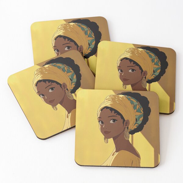 Item preview, Cape Verdean woman | Anime style designed and sold by ComicsFactory.