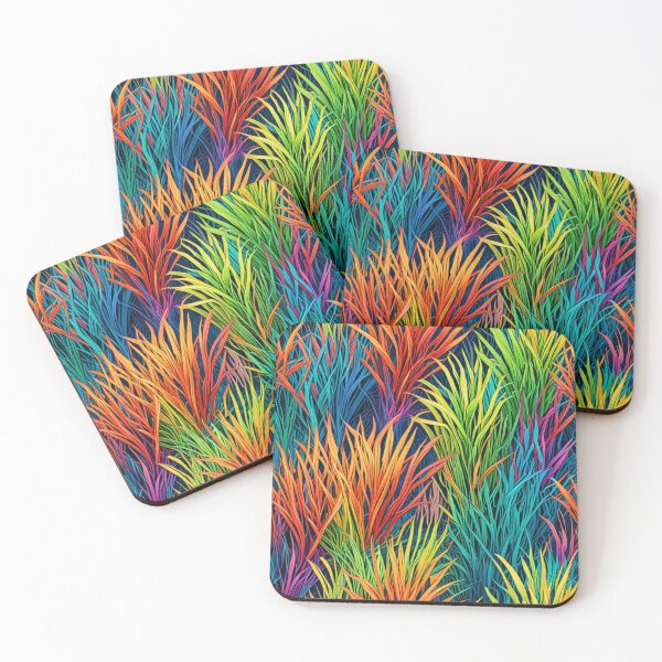 Item preview, Abstract Colorful Sea Grass Pattern designed and sold by calibrit.