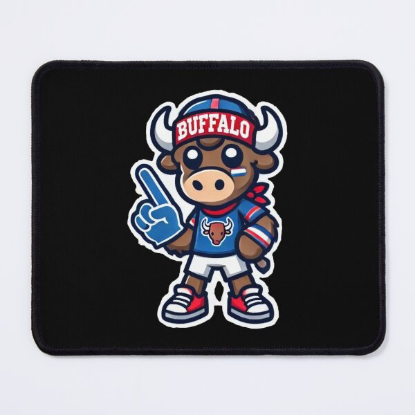 Item preview, Buffalo Fan Mascot designed and sold by pixelpulsenyc.