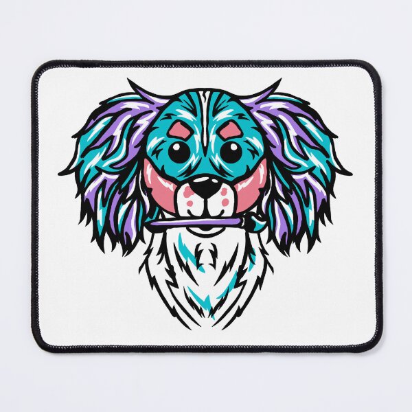 Item preview, Cartoon Cavalier King Charles Spaniel dog painting designed and sold by CreativelySophG.