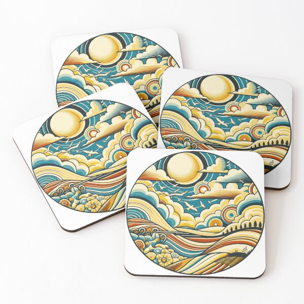 Item preview, Retro landscape designed and sold by @seis41.