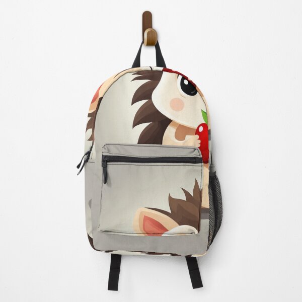 Item preview, Cute Hedgehog Eating Apple Cartoon Vector Icon Illustration designed and sold by hjian8219.