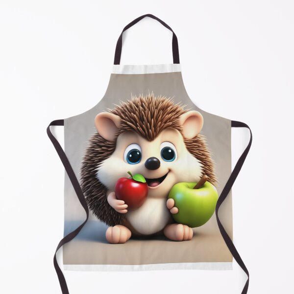 Item preview, Cute Hedgehog Eating Apple Cartoon Vector Icon Illustration designed and sold by hjian8219.