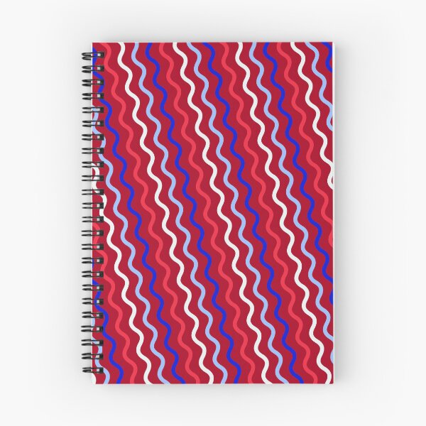 Item preview, Vivid Prismatic Polychrome Rainbow Jagged Waves Wavy Lines designed and sold by EvergreenMotifs.