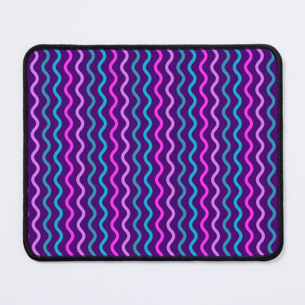 Item preview, Vivid Prismatic Polychrome Rainbow Jagged Waves Wavy Lines designed and sold by EvergreenMotifs.