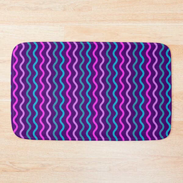 Item preview, Vivid Prismatic Polychrome Rainbow Jagged Waves Wavy Lines designed and sold by EvergreenMotifs.