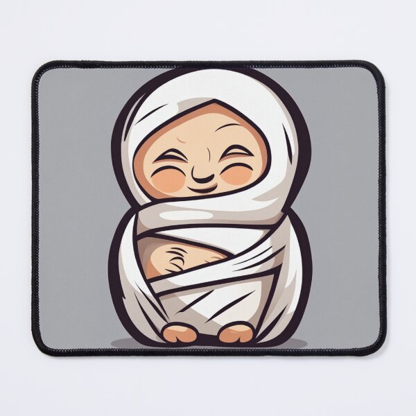 Item preview, Cute Mummy Sleepy Cartoon Vector Icon Illustration designed and sold by hjian8219.