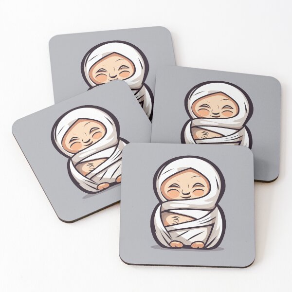 Item preview, Cute Mummy Sleepy Cartoon Vector Icon Illustration designed and sold by hjian8219.