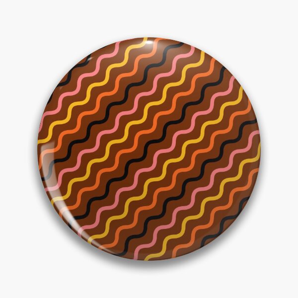 Item preview, Vivid Prismatic Polychrome Rainbow Jagged Waves Wavy Lines designed and sold by EvergreenMotifs.