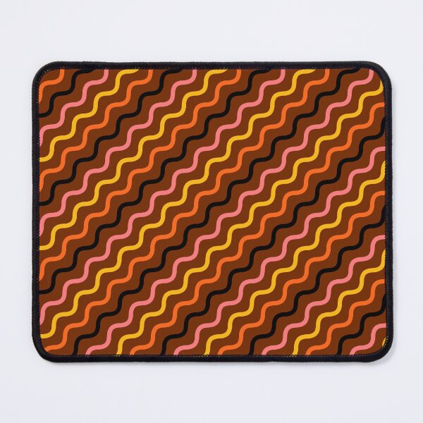 Item preview, Vivid Prismatic Polychrome Rainbow Jagged Waves Wavy Lines designed and sold by EvergreenMotifs.