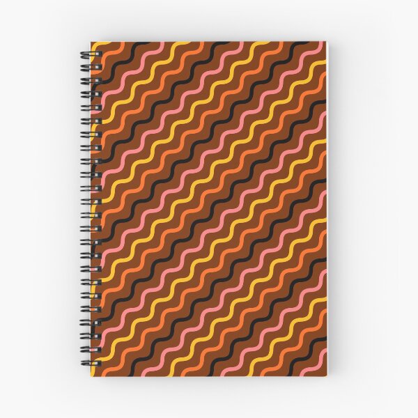 Item preview, Vivid Prismatic Polychrome Rainbow Jagged Waves Wavy Lines designed and sold by EvergreenMotifs.