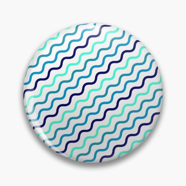 Item preview, Vivid Prismatic Polychrome Rainbow Jagged Waves Wavy Lines designed and sold by EvergreenMotifs.