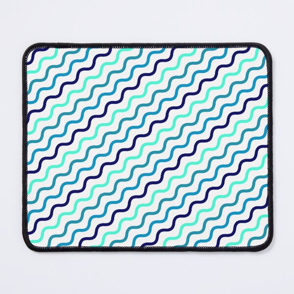 Item preview, Vivid Prismatic Polychrome Rainbow Jagged Waves Wavy Lines designed and sold by EvergreenMotifs.