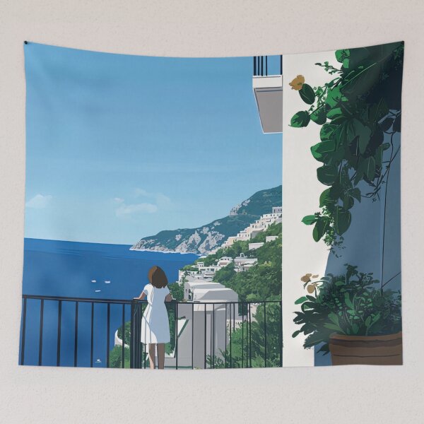Item preview, Capri, Italy | Anime style designed and sold by ComicsFactory.