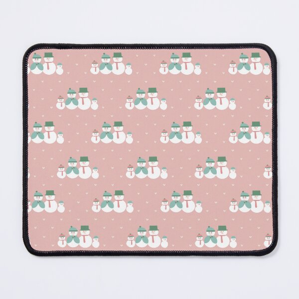 Item preview, Pink Snowman Family designed and sold by BeanandBear.