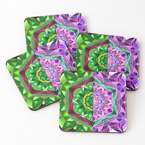 Item preview, Leafy Flower Mandala designed and sold by SilverFantasy.
