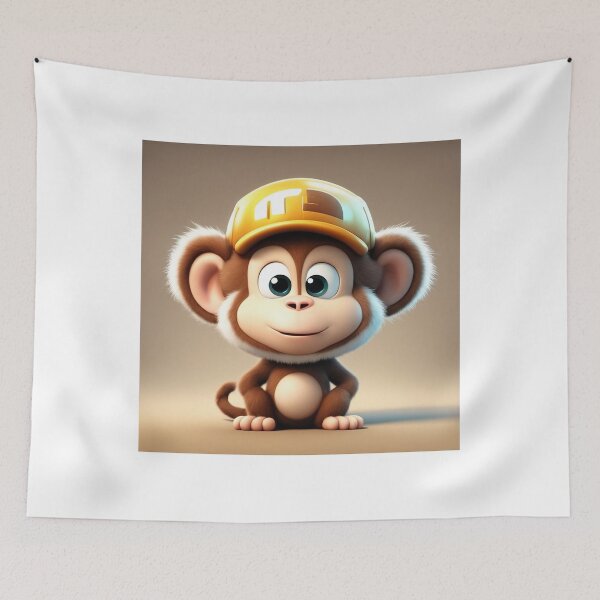 Item preview,  Cute Monkey Gas Station Cartoon Vector Icon Illustration designed and sold by hjian8219.