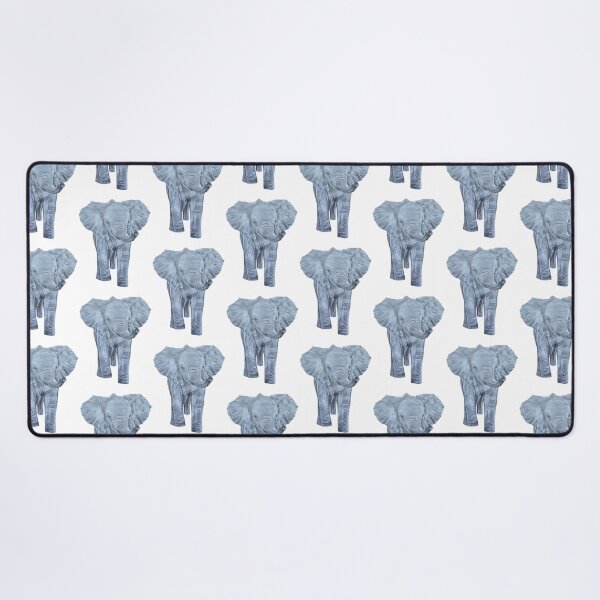 Item preview, Elephant calf cute graphite pencil drawing designed and sold by CreativelySophG.