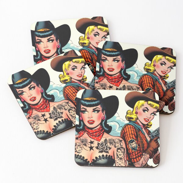 Item preview, Tattoo Country Girls designed and sold by PulpVintage.
