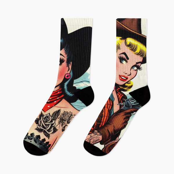 Item preview, Tattoo Country Girls designed and sold by PulpVintage.