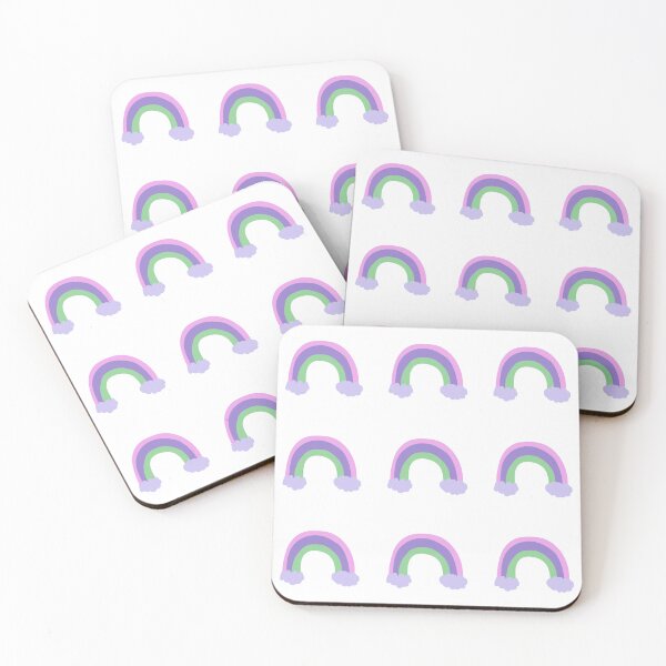 Item preview, Pastel Organic Rainbows Pack rainbow set designed and sold by Inspirationmotivation.