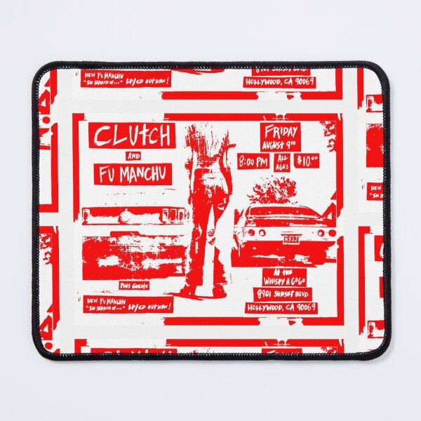 Item preview, MPJJ Red Clutch Fu Manchu Hollywood Whisky Whiskey MPJJ designed and sold by Potsy.