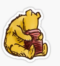 WINNIE THE POOH - Pooh Bear & honey pot Sticker