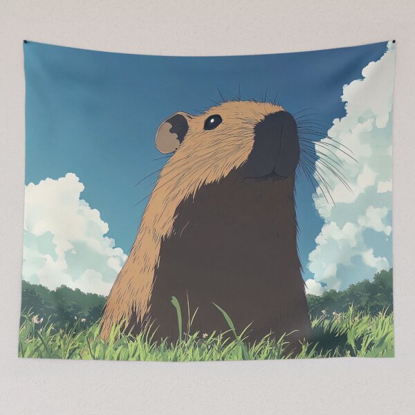 Item preview, Capybara | Anime style designed and sold by ComicsFactory.
