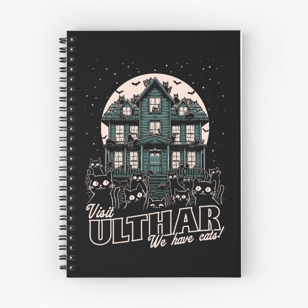 Item preview, Cats Visit Ulthar - Cute Horror Lovecraft designed and sold by Studio Mootant.