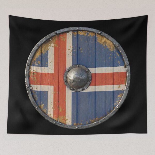 Item preview, Viking Shield of Icelandic Warrior designed and sold by HolidayT-Shirts.