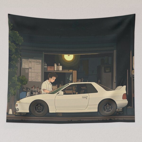 Item preview, Car mechanic | Anime style designed and sold by ComicsFactory.