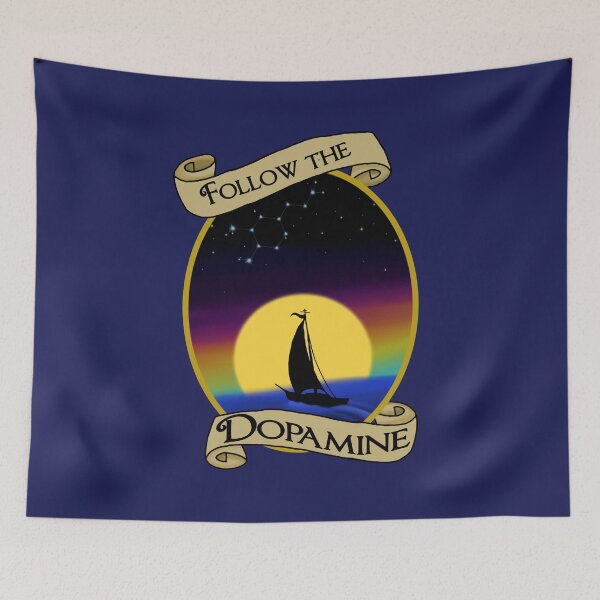 Item preview, Follow the Dopamine  designed and sold by Eclectic Gold.