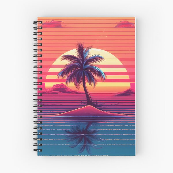 Item preview, Vintage retro sunset and palm vaporwave nostalgia designed and sold by analogsandpixel.