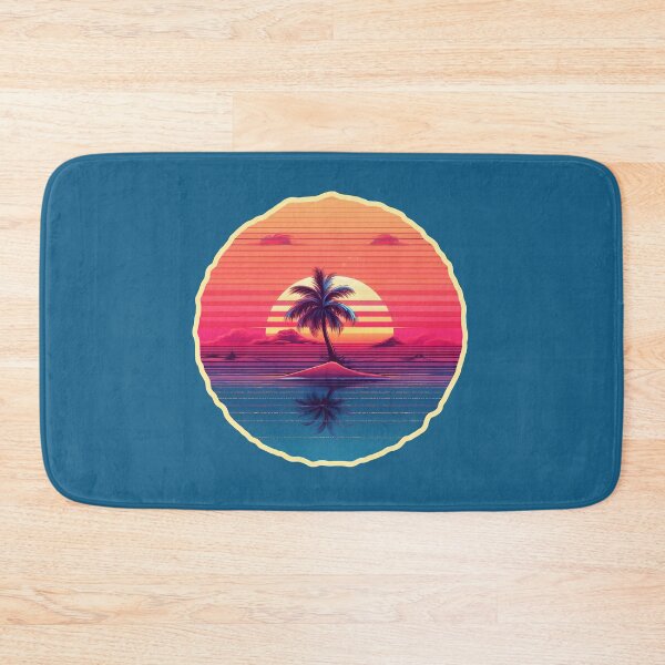 Item preview, Vintage retro sunset and palm vaporwave nostalgia designed and sold by analogsandpixel.