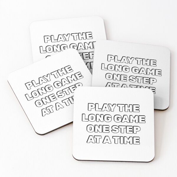 Item preview, Play the long game one step at a time designed and sold by Inspirationmotivation.
