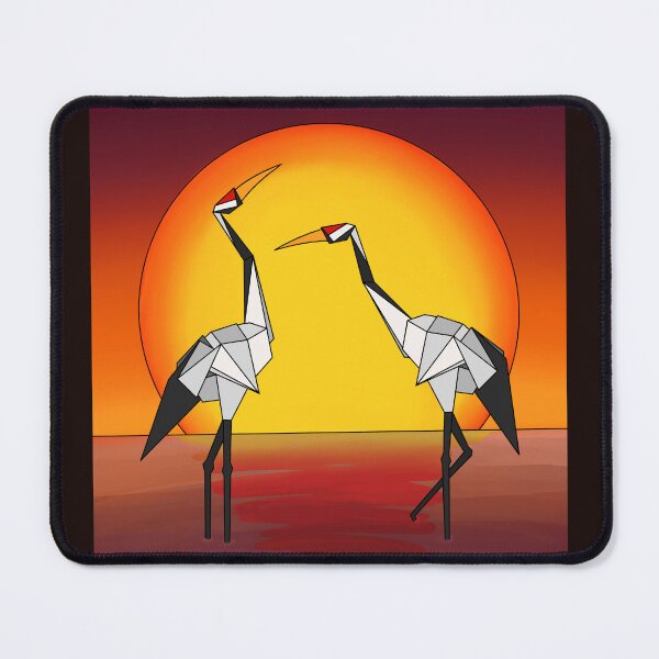 Item preview, Geometric Japanese Cranes  designed and sold by Hypedi.