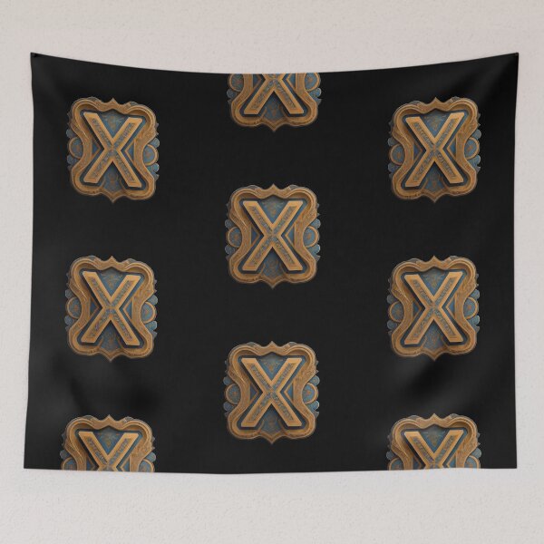 Item preview, X Letter Essential Alphabet Symbol Logo Series 2 designed and sold by Psycho-Crazy.