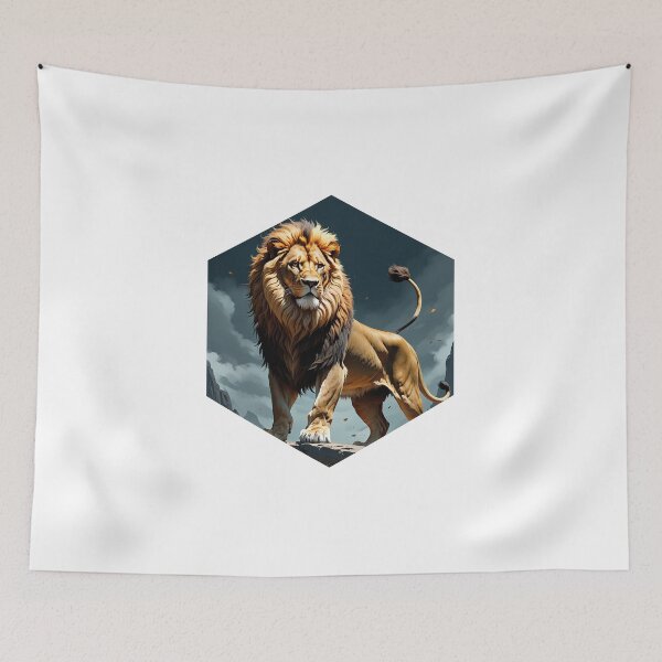 Item preview, Majestic Lion Comic Art designed and sold by AbsoluteA.